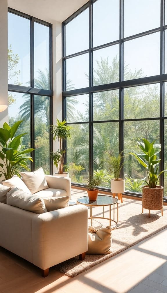 bright and airy spaces