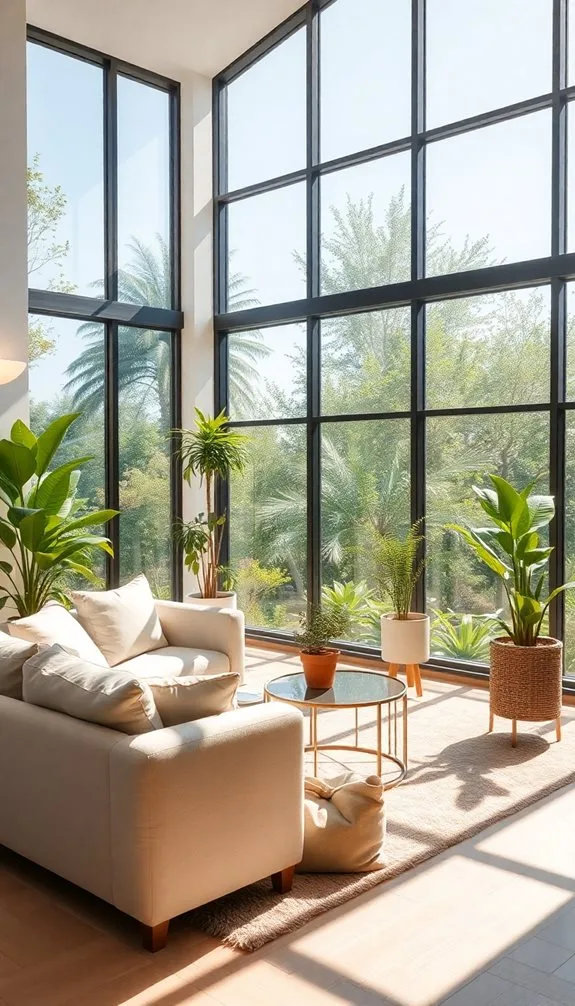 bright and airy spaces