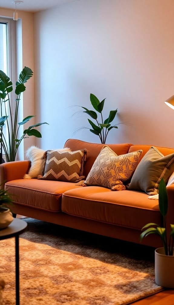 chic decorative cushion accents
