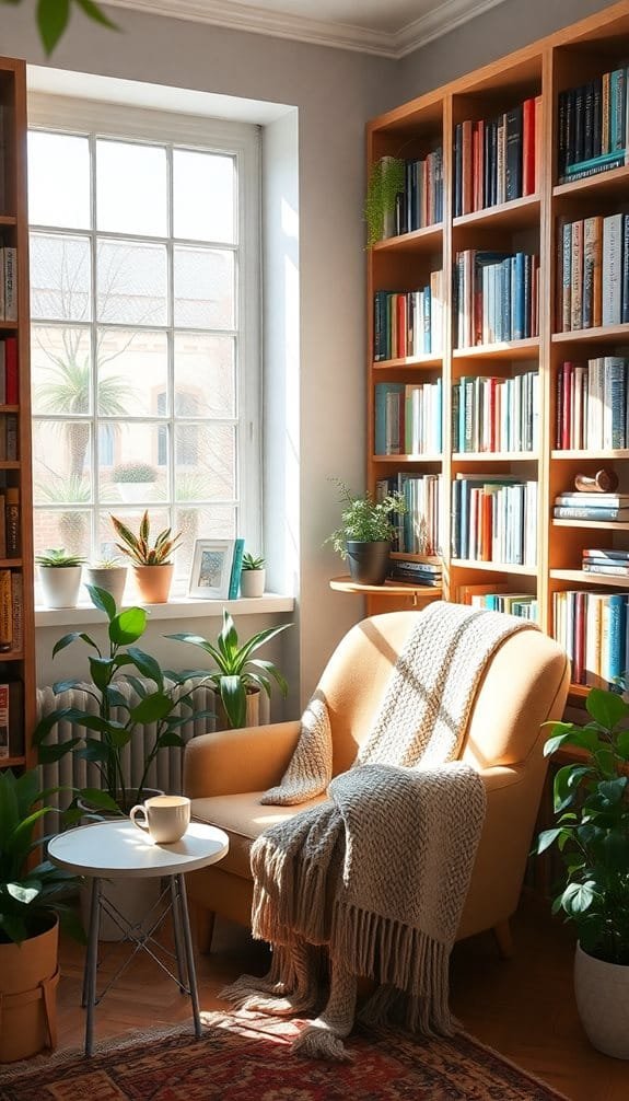 comfortable corners for reading