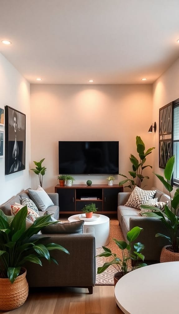 corner tv placement ideas