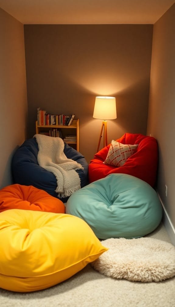 cozy seating for reading