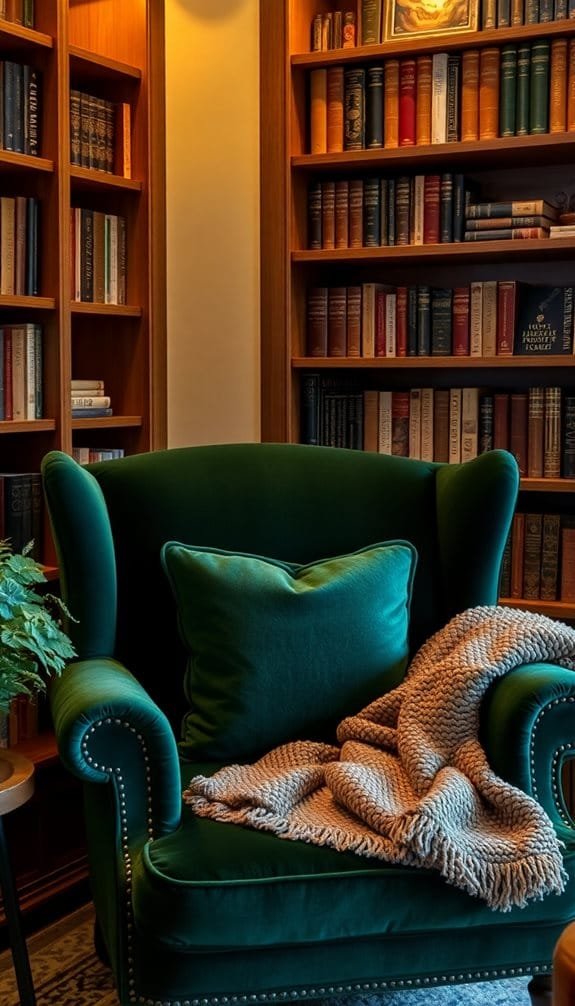 cozy vintage seating retreat