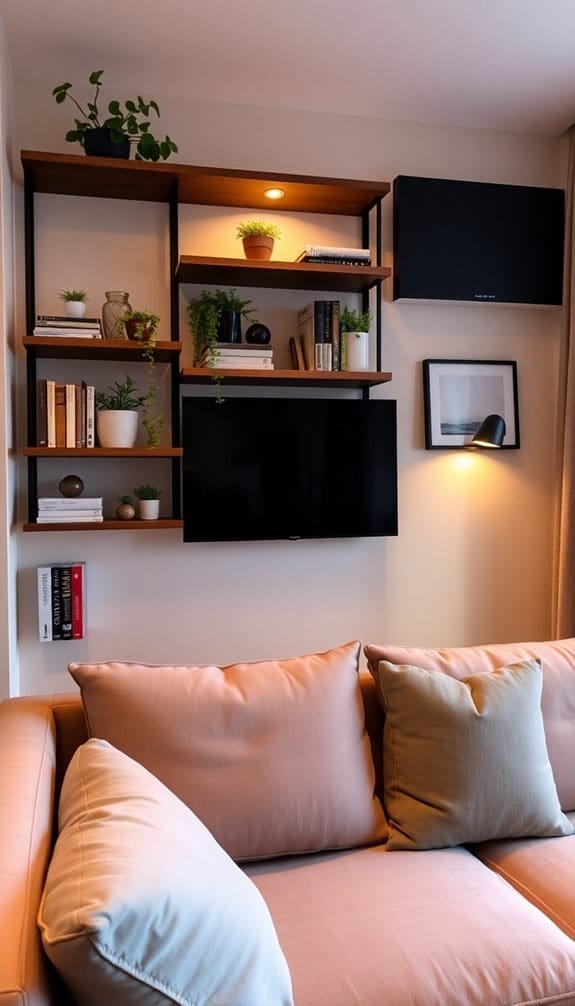 creative open shelving solutions