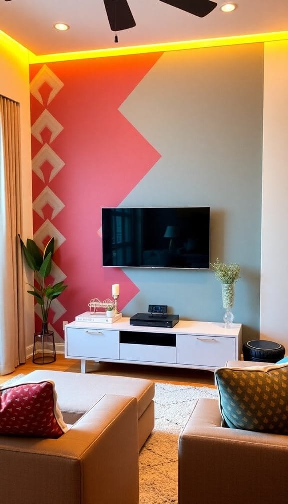 decorative statement wall design