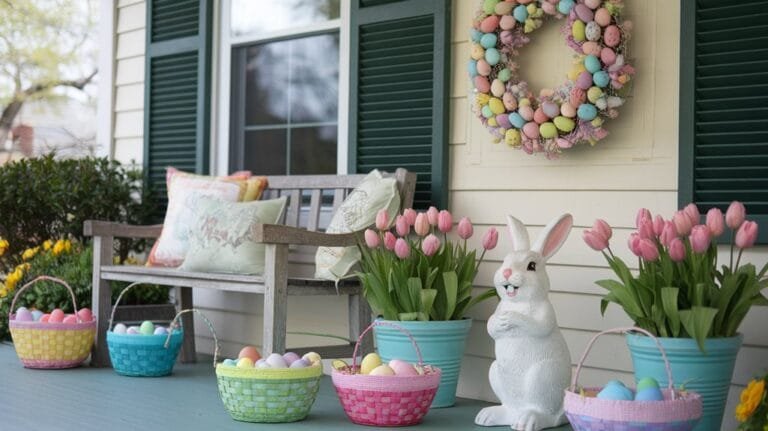 easter themed porch decorations ideas