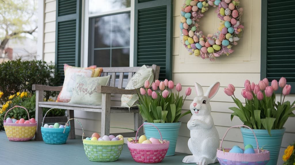 easter themed porch decorations ideas