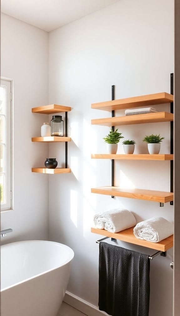 install shelves on walls