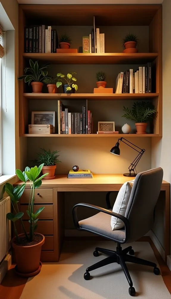 install storage shelving units