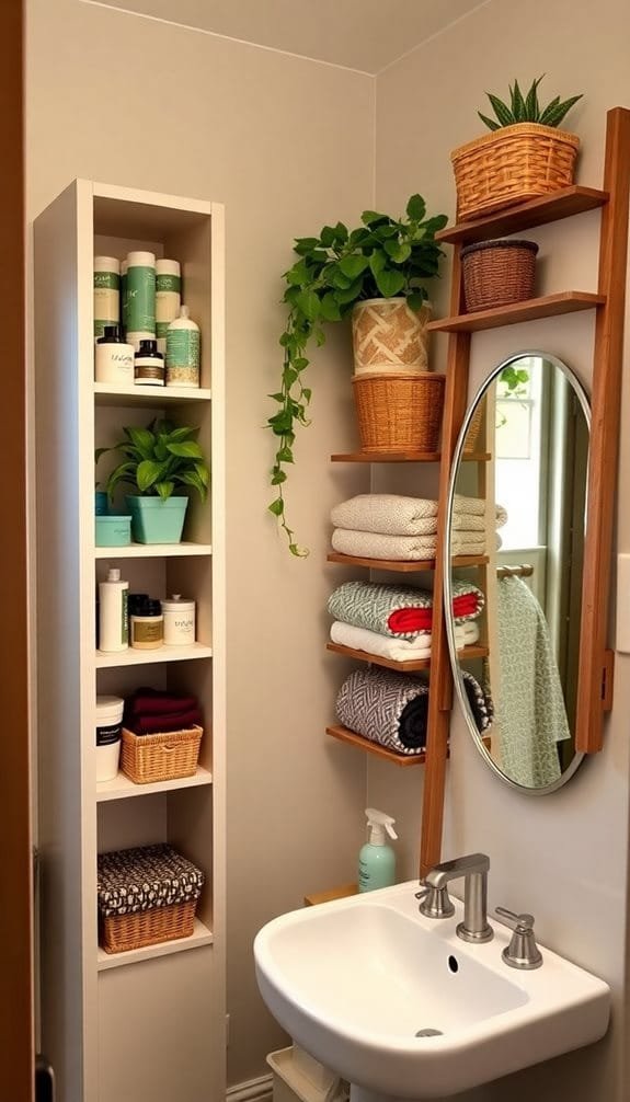 maximize vertical storage options