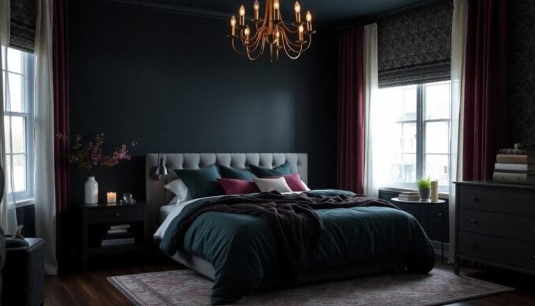 moody bedroom design inspiration