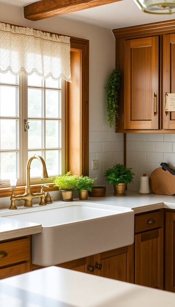 rustic kitchen basin design