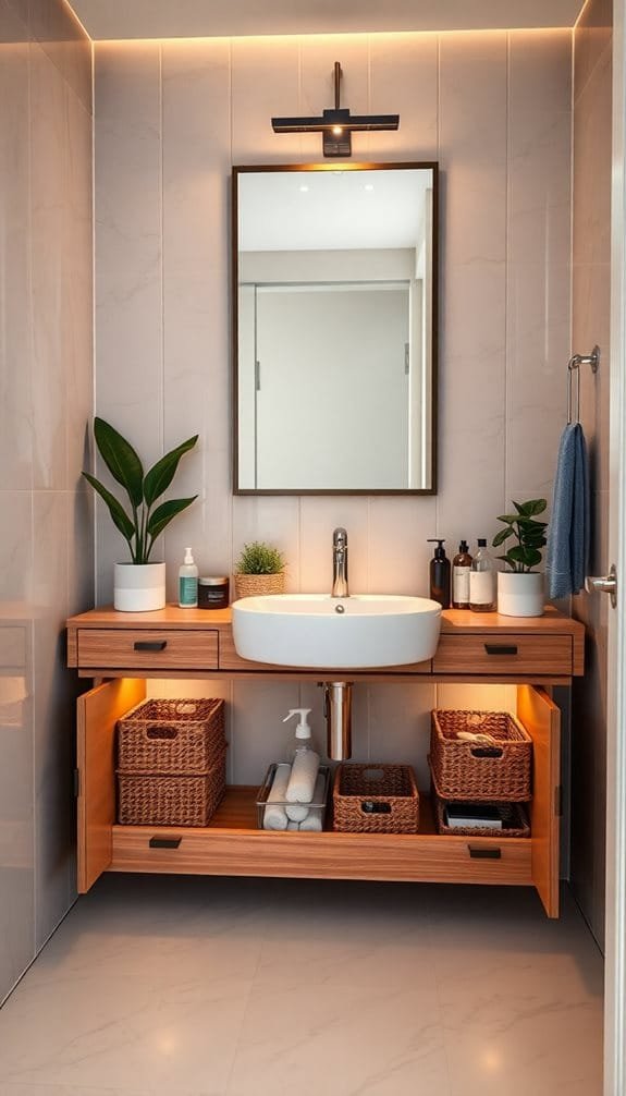 under sink storage solution