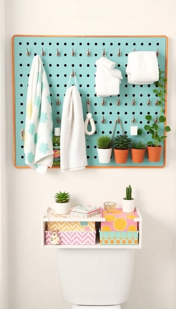 utilize a pegboard effectively