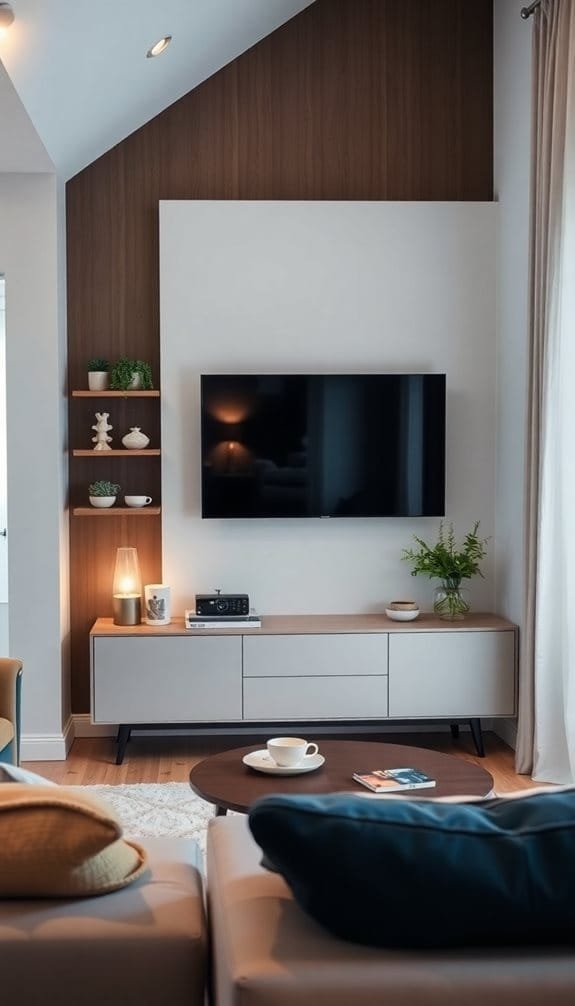 wall mounted television options
