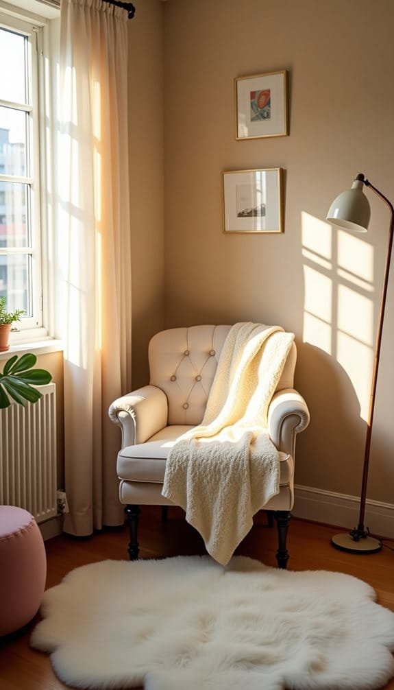 warm and inviting hues