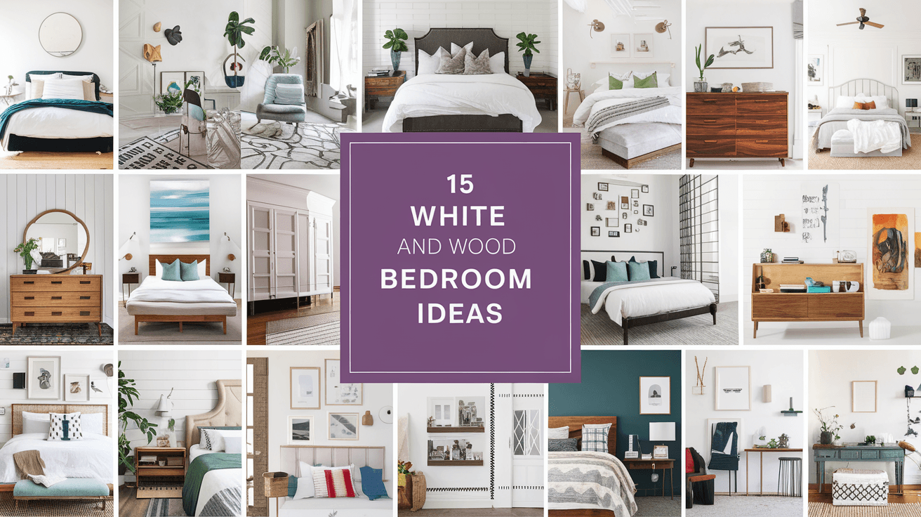 white and wood bedroom ideas