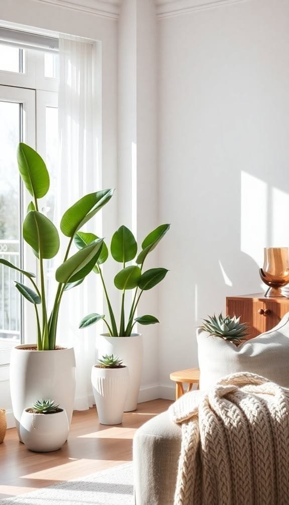add greenery indoors creatively