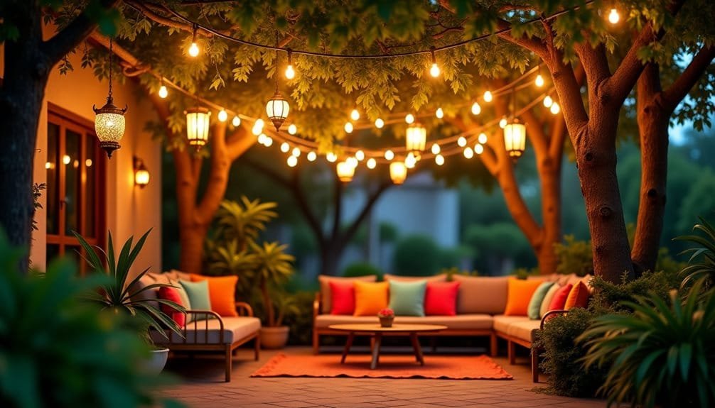 backyard lighting design ideas