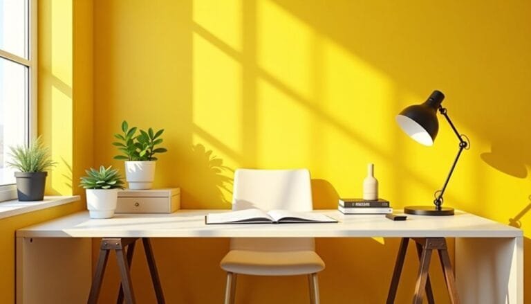 bright and cheerful workspace ideas