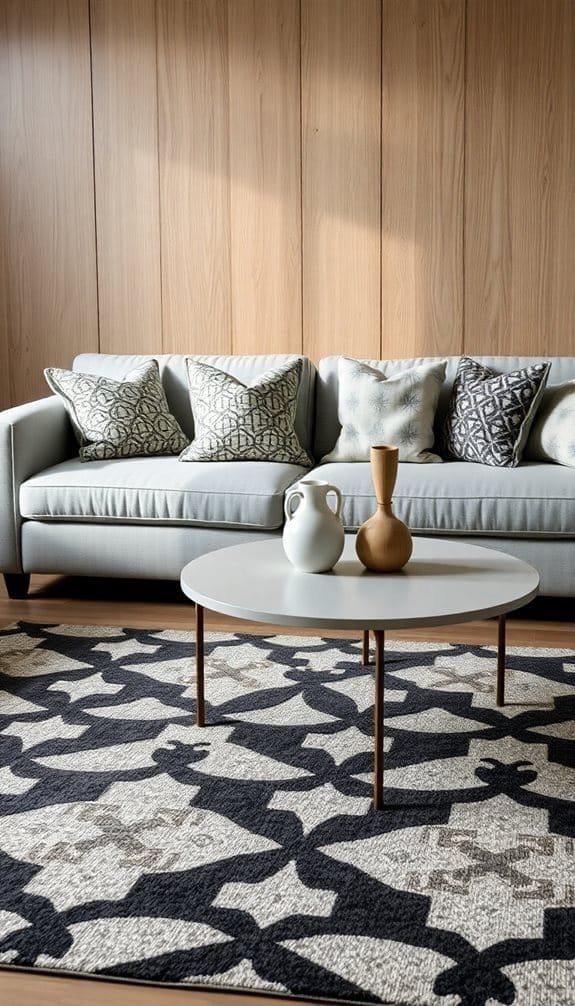 incorporate geometric designs creatively