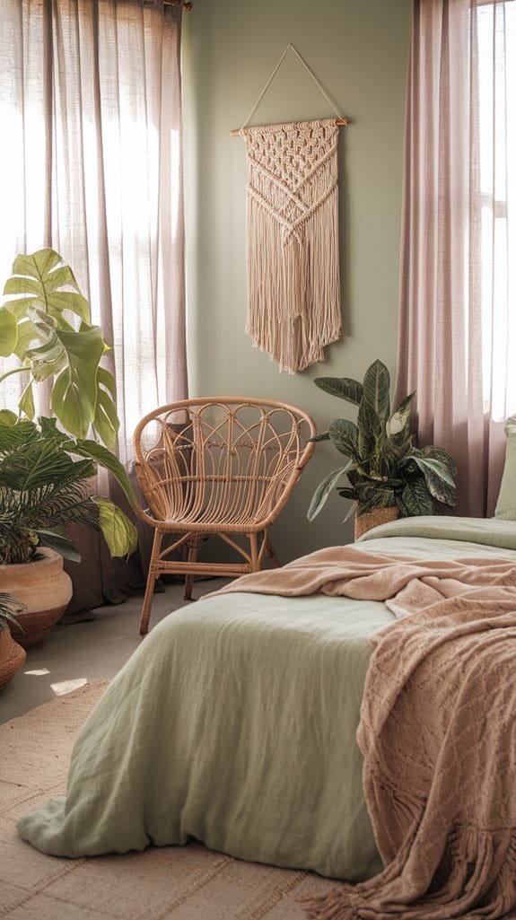 sage green wall decor