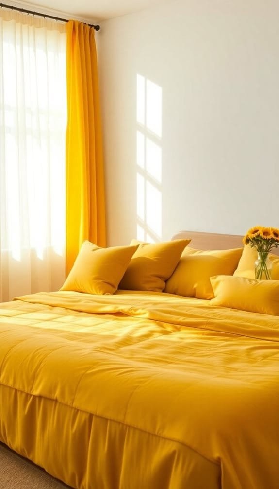 serene yellow color palette