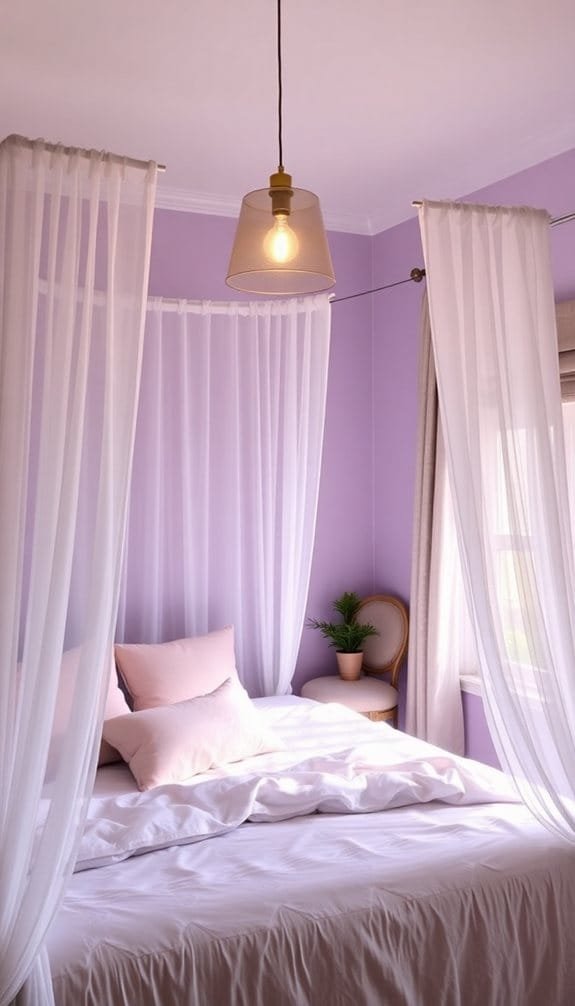 enchanting draped sleeping oasis