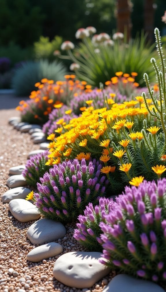 drought tolerant flower bed ideas