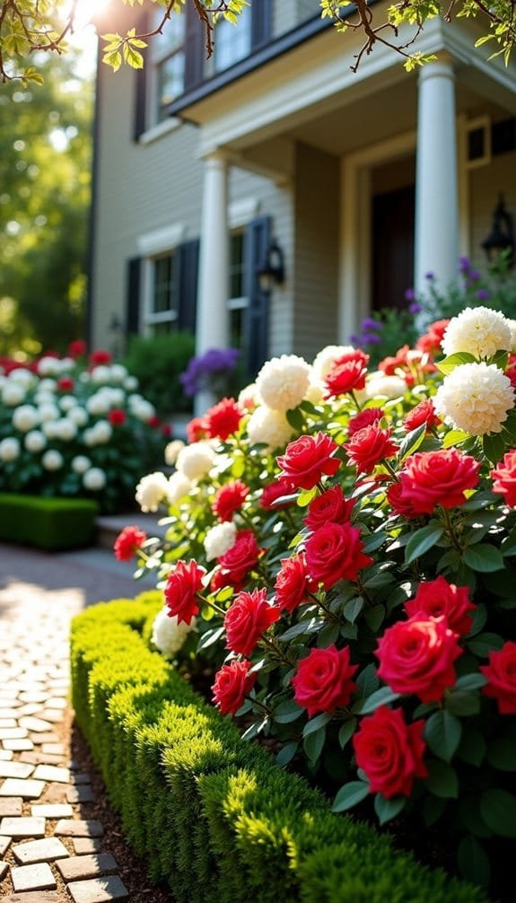 elegant symmetrical flower arrangements