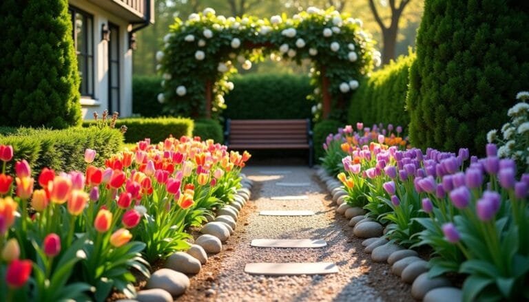 enhancing front yard beauty