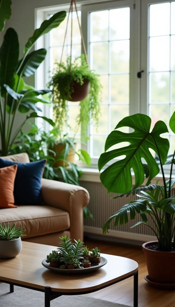 layered plants create harmony