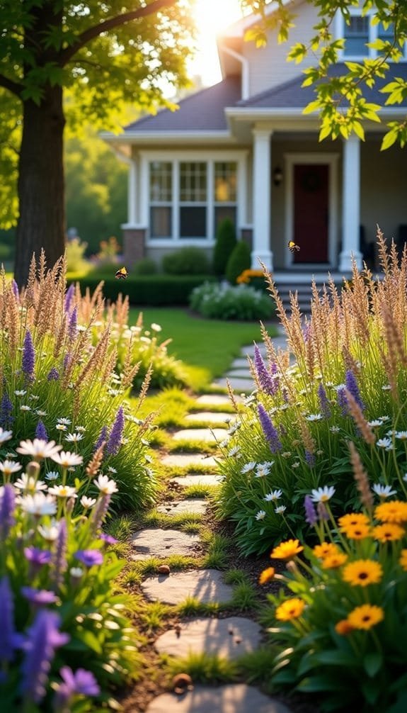 native plants enhance curb appeal