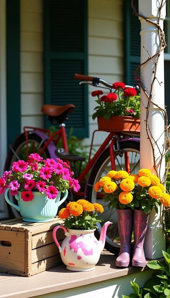 repurposed flower pot ideas