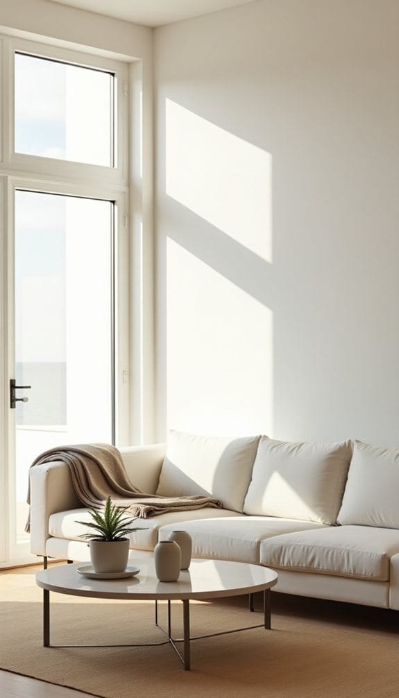 serene minimalist summer living