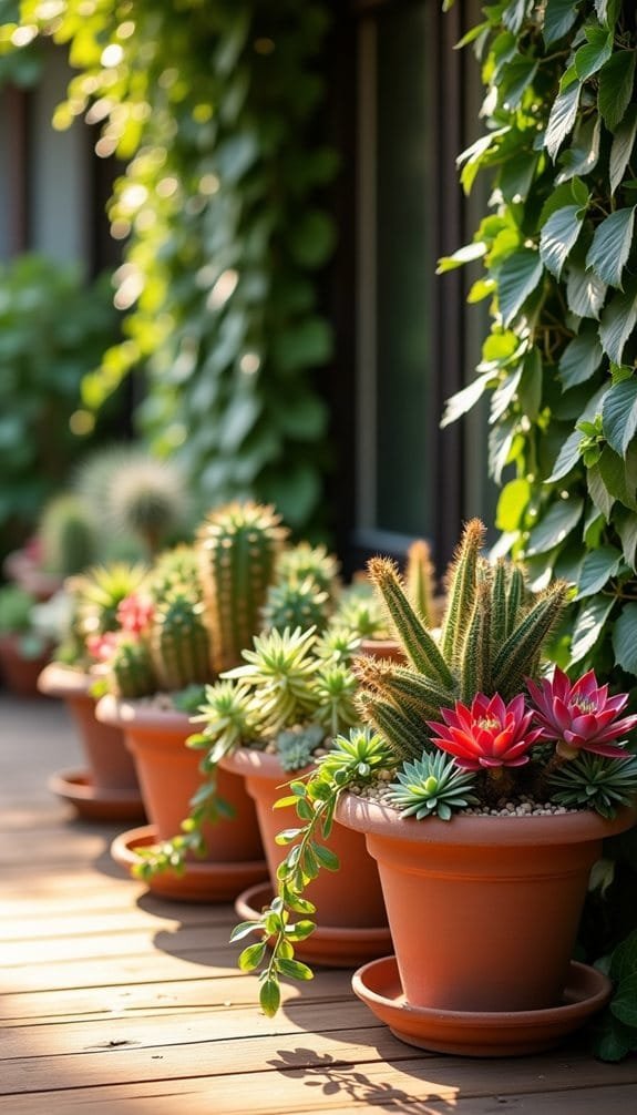 stunning succulent and cactus arrangements