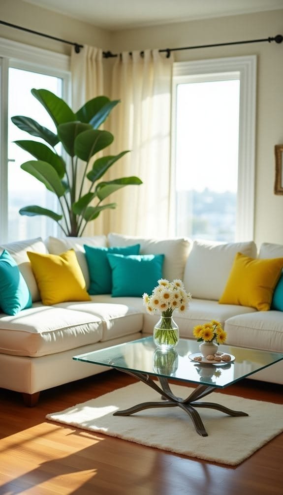 summer living room accessories
