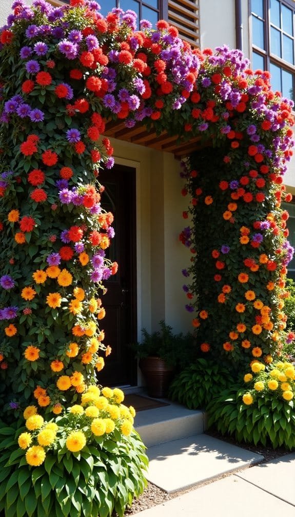 vertical gardening for blooms