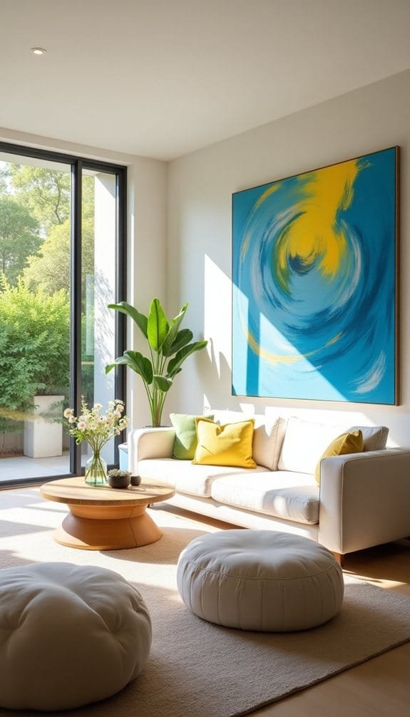 vibrant summer statement artwork