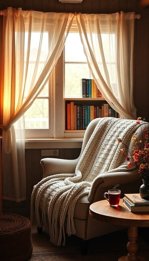 cozy reading nook retreat
