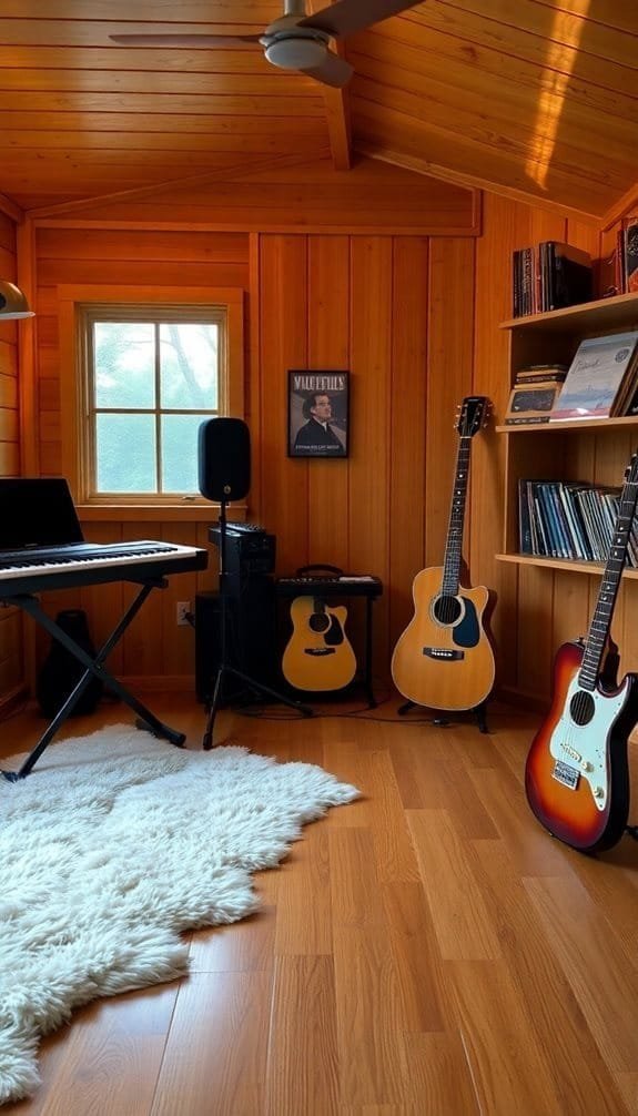 soundproofed music practice oasis