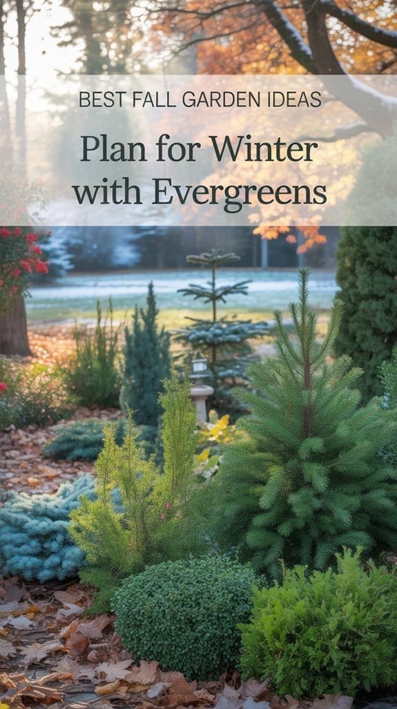 evergreens for winter beauty