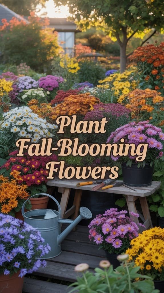 fall blooming flower planting tips