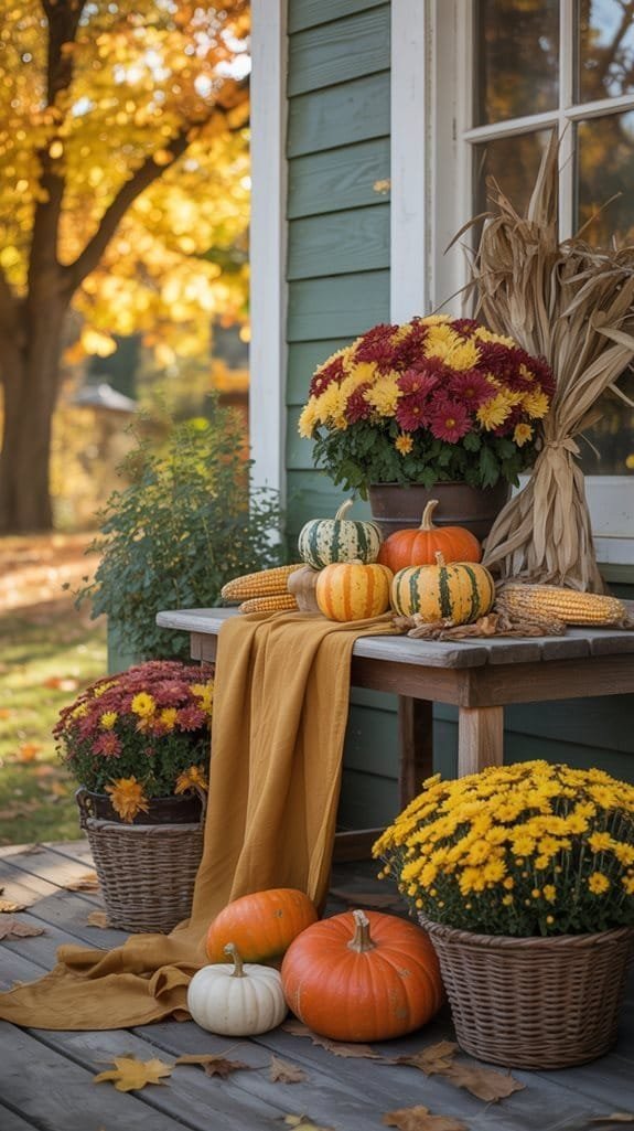 harvest bounty centerpiece creation