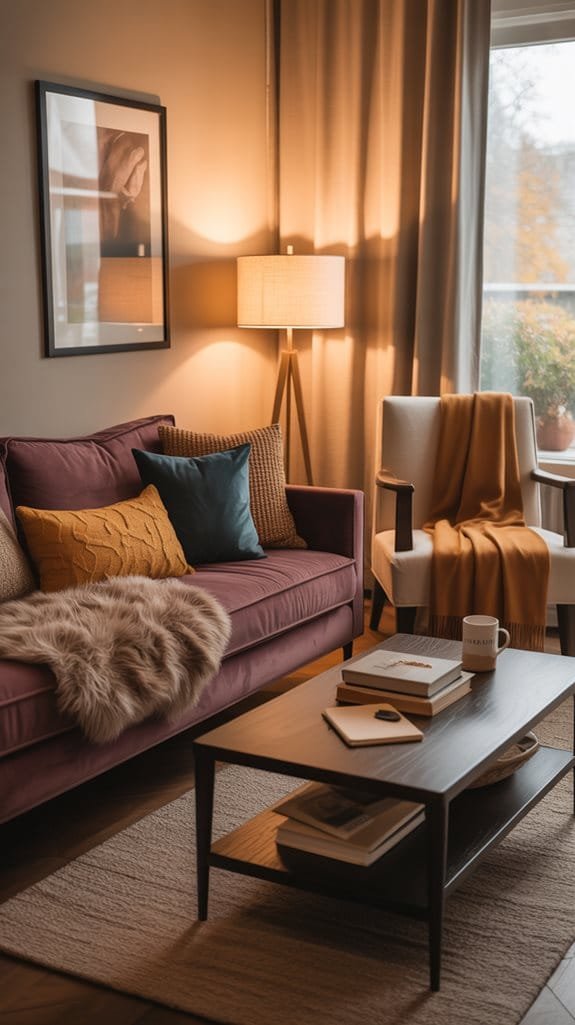 luxe inviting layered living room