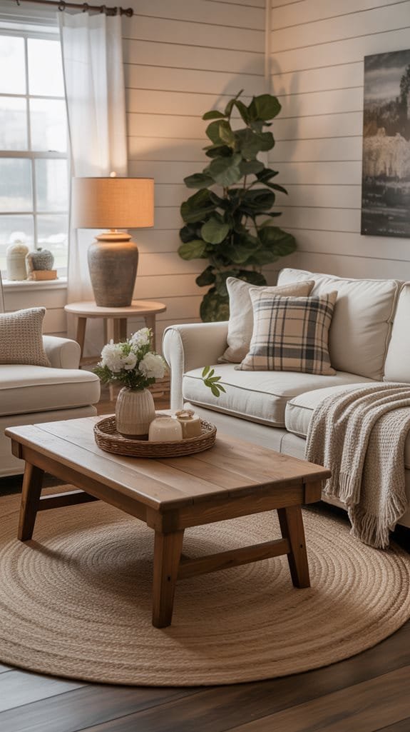 warm inviting farmhouse decor