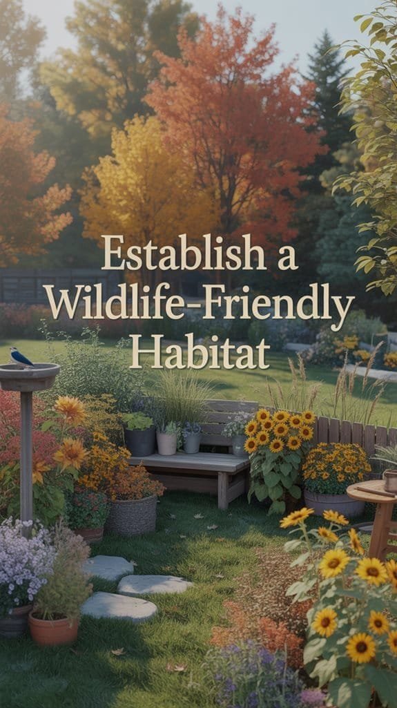 wildlife friendly garden habitat