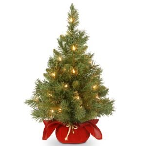 2 ft Pre-lit Mini Christmas Tree - Majestic Fir
