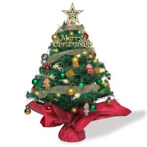 24-Inch Mini Christmas Tree with Lights