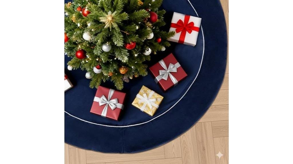 blue velvet tree skirt